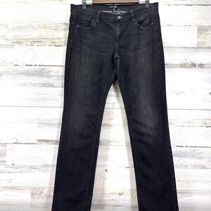 White House Black Market Black Straight Leg Jeans
